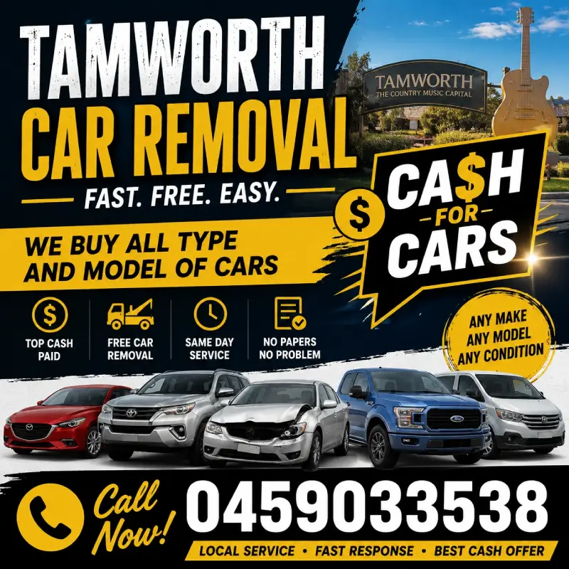 Free car removal Gunnedah NSW